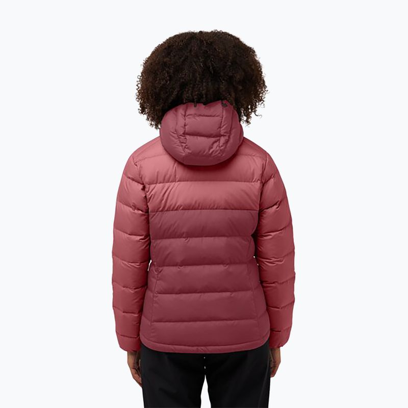 Jack Wolfskin women's down jacket Ather Down Hoody red ochre 2