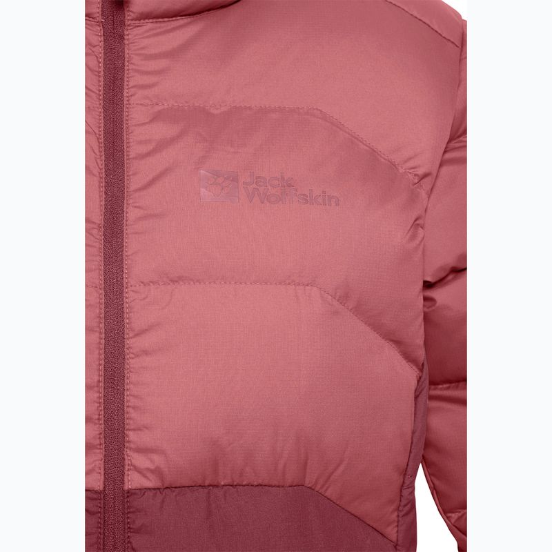 Jack Wolfskin women's down jacket Ather Down Hoody red ochre 4