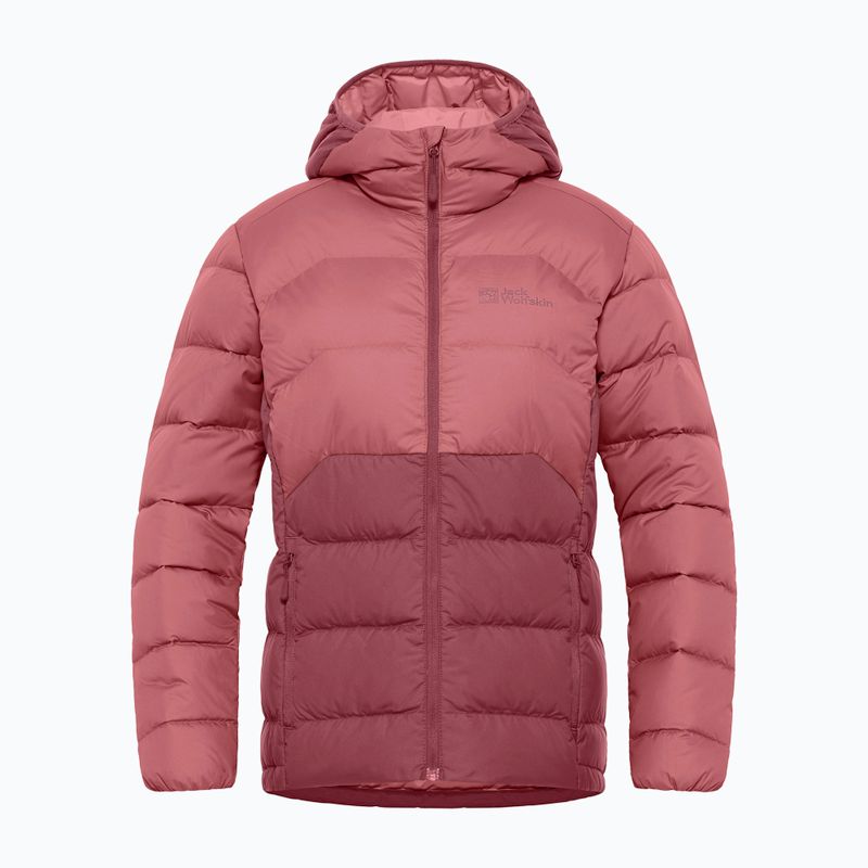Jack Wolfskin women's down jacket Ather Down Hoody red ochre 10