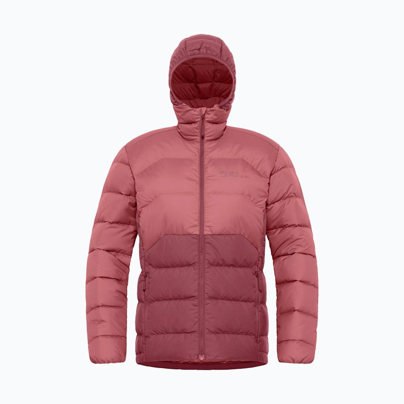 Jack Wolfskin women's down jacket Ather Down Hoody red ochre 11