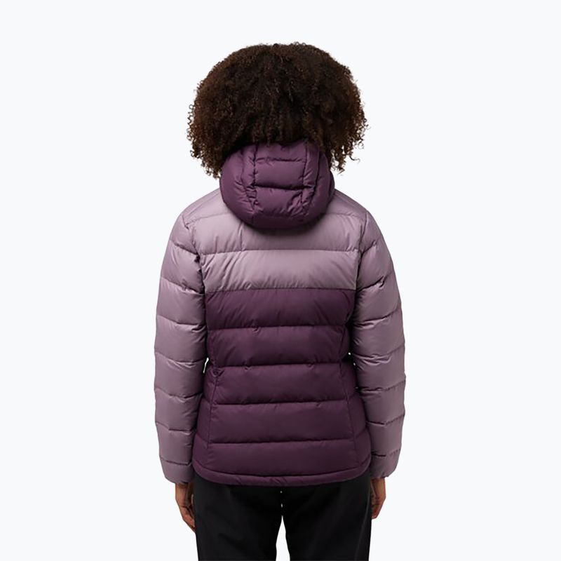 Jack Wolfskin women's down jacket Ather Down Hoody midnight plum 2