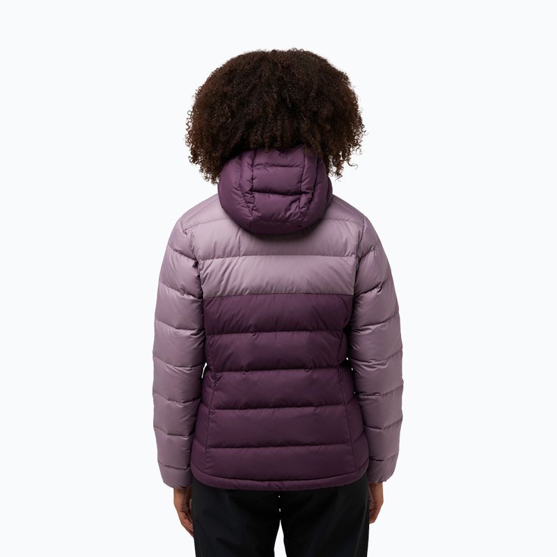 Jack Wolfskin women's down jacket Ather Down Hoody midnight plum 2