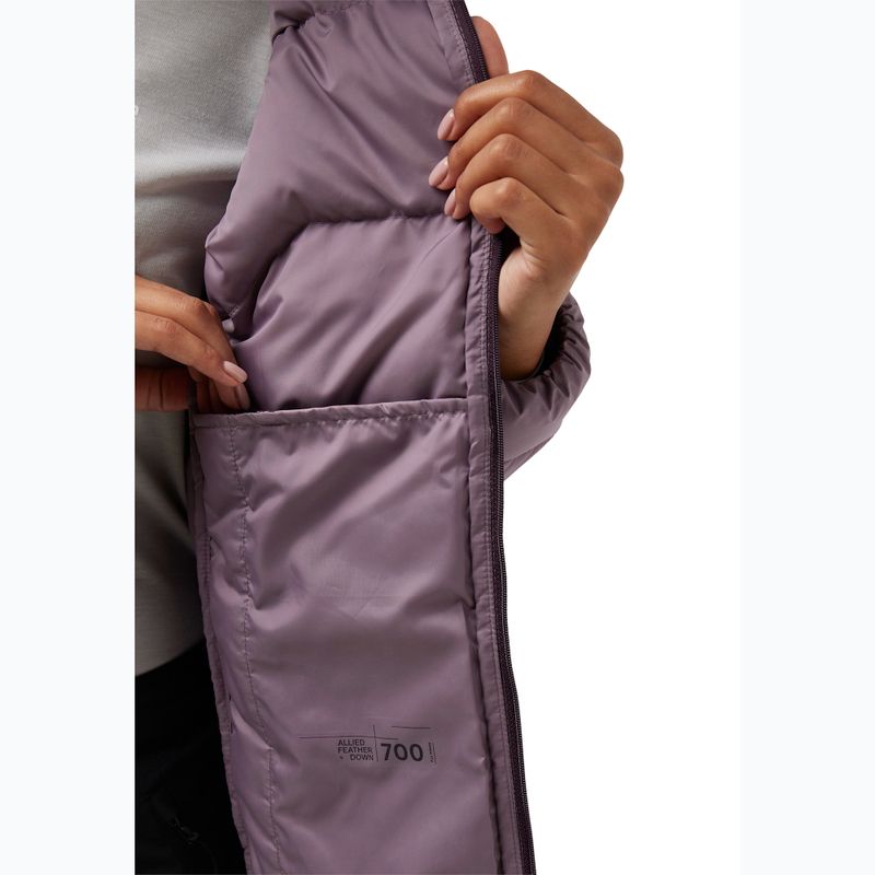 Jack Wolfskin women's down jacket Ather Down Hoody midnight plum 7