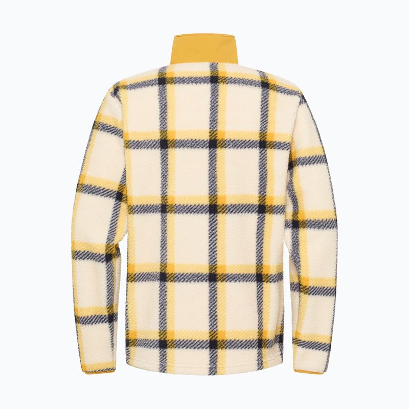 Jack Wolfskin men's fleece sweatshirt Felslicht Check panna cotta 7