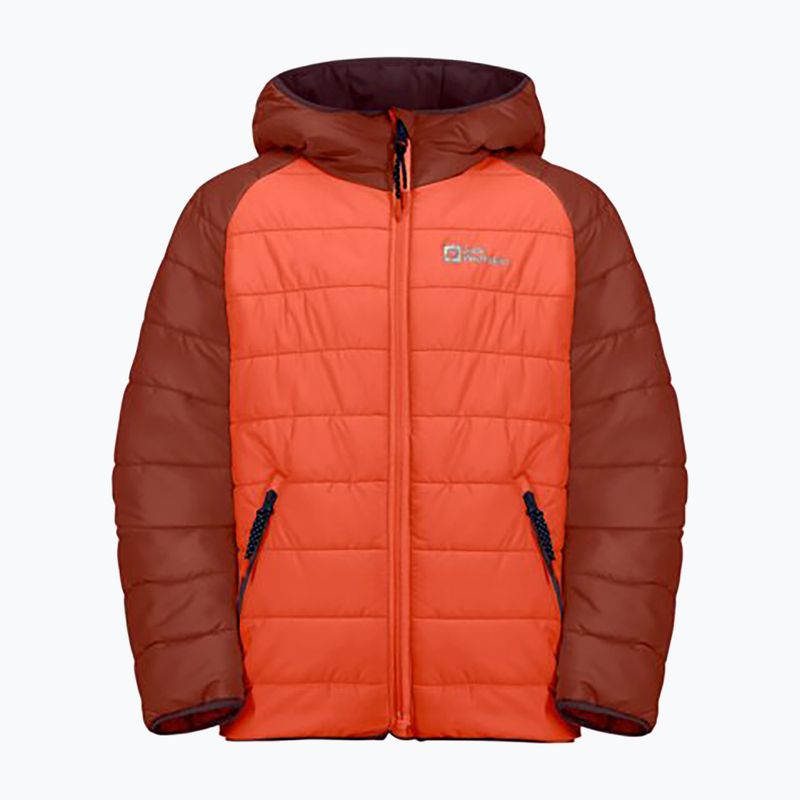 Jack Wolfskin children's down jacket Zenon coral orange 4