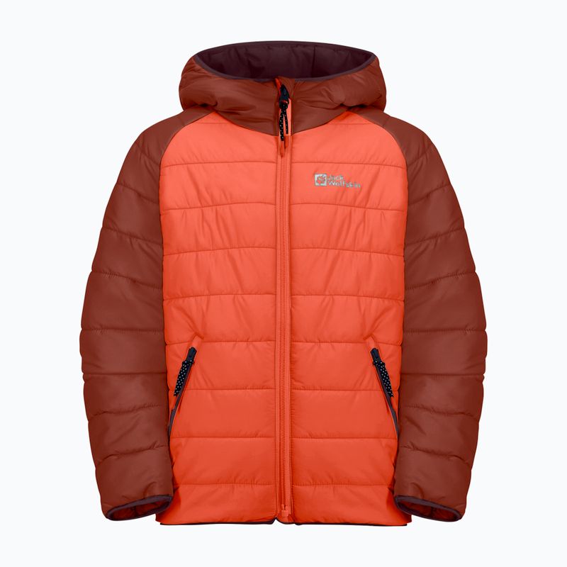 Jack Wolfskin children's down jacket Zenon coral orange 4