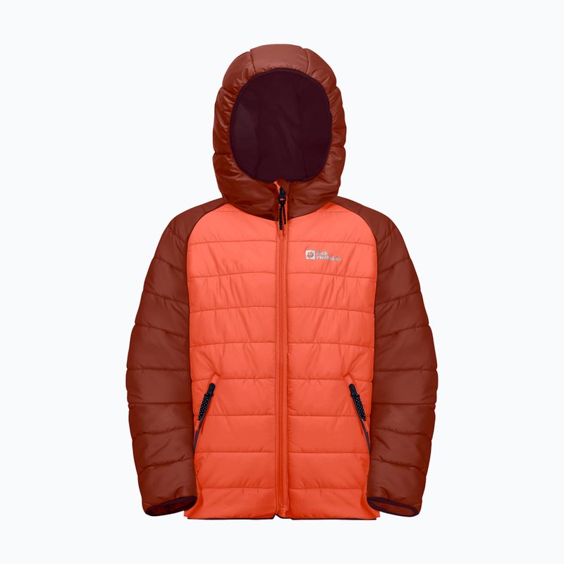 Jack Wolfskin children's down jacket Zenon coral orange 5