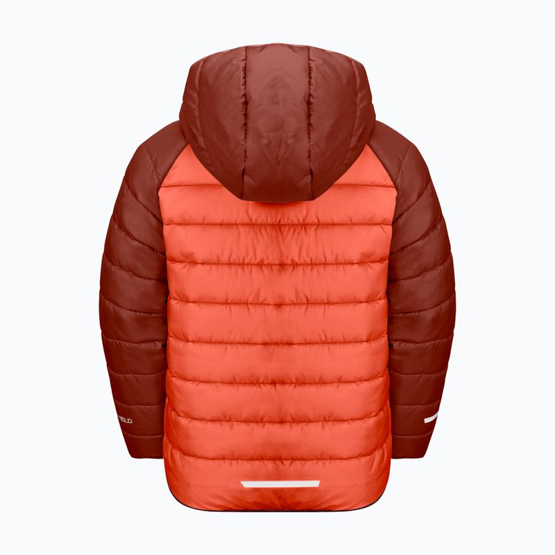 Jack Wolfskin children's down jacket Zenon coral orange 6