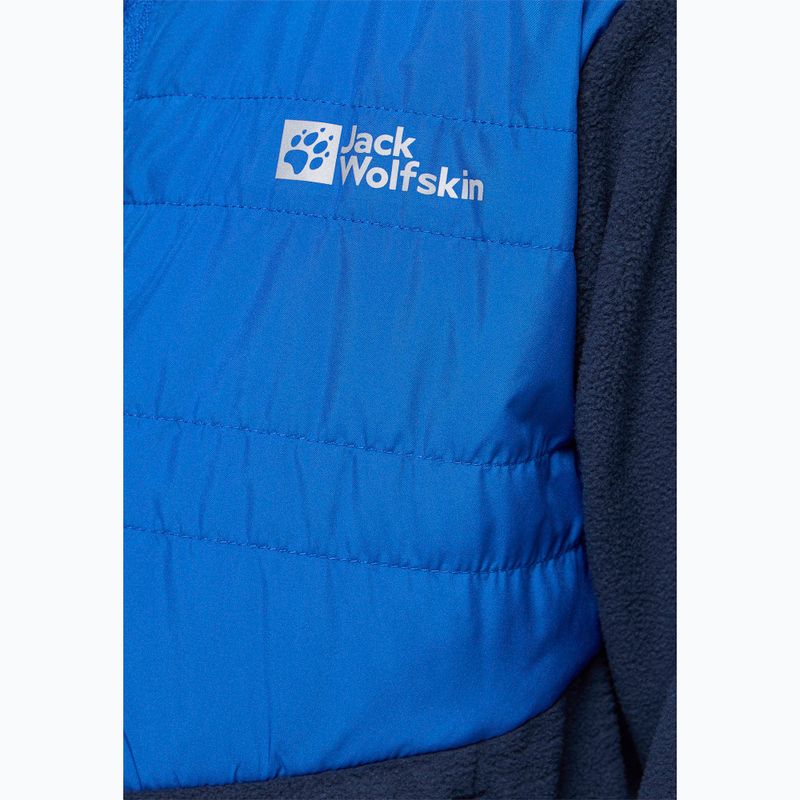 Jack Wolfskin Haldor Hybrid crisp cobalt children's jacket 5