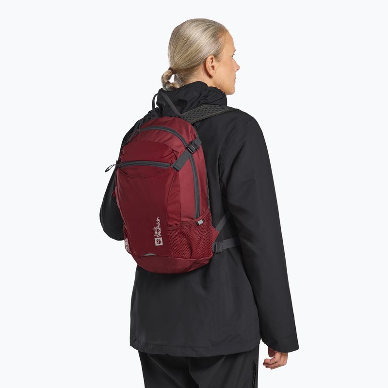 Jack Wolfskin Velocity 12 l deep ruby bicycle backpack 5