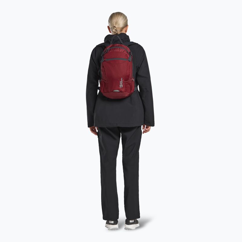 Jack Wolfskin Velocity 12 l deep ruby bicycle backpack 6