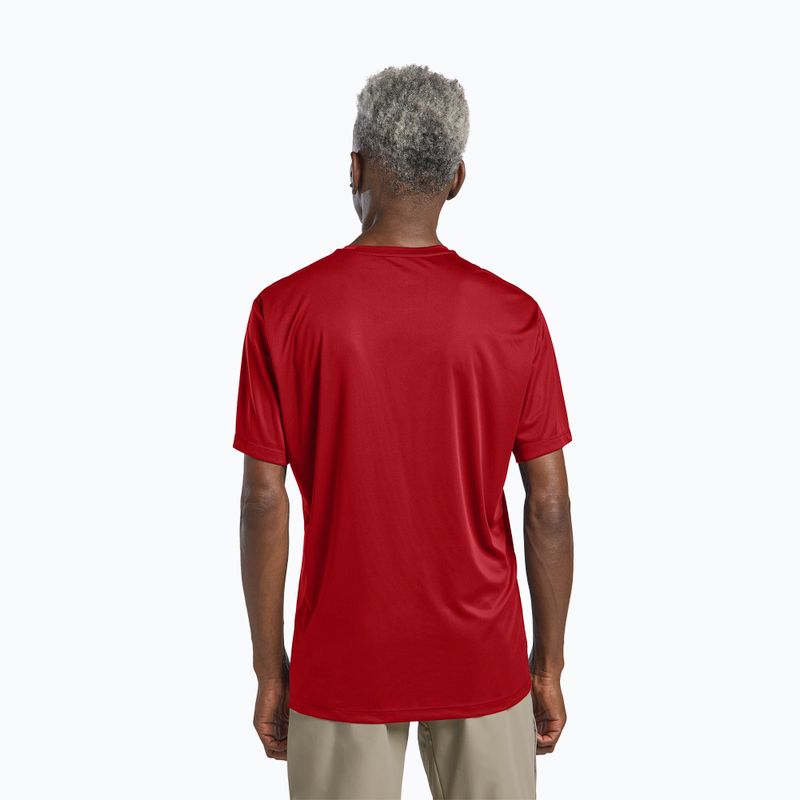 Men's trekking t-shirt Jack Wolfskin Tech T adrenaline red 3