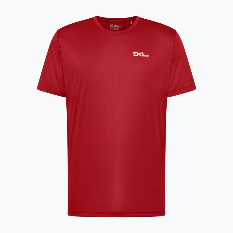 Men's trekking t-shirt Jack Wolfskin Tech T adrenaline red 6