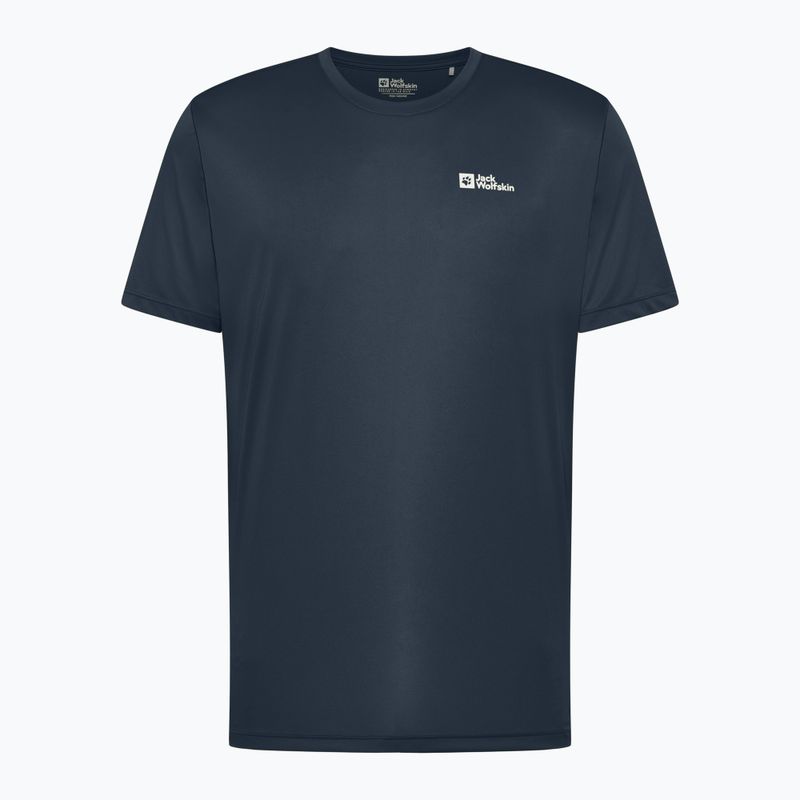 Jack Wolfskin Tech T midnight sky men's trekking T-shirt 6