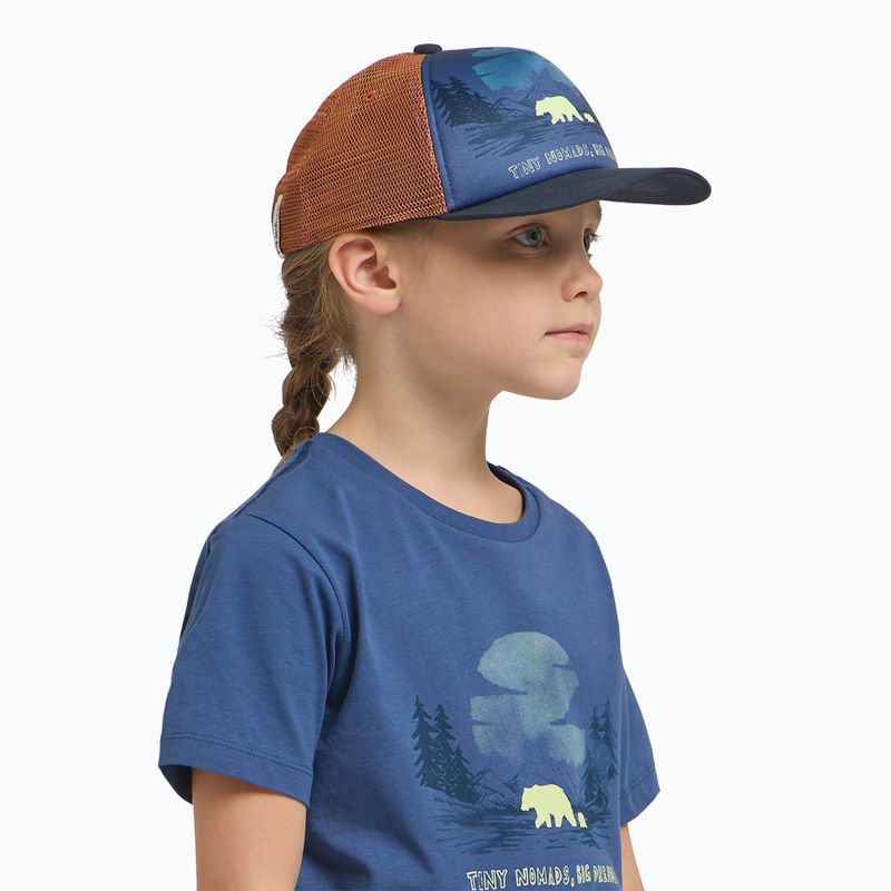 Jack Wolfskin Animal Mesh print evening sky children's baseball cap 7