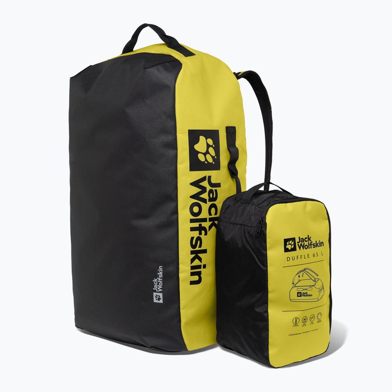 Travel bag Jack Wolfskin All-In Duffle 65 l chartreuse 3
