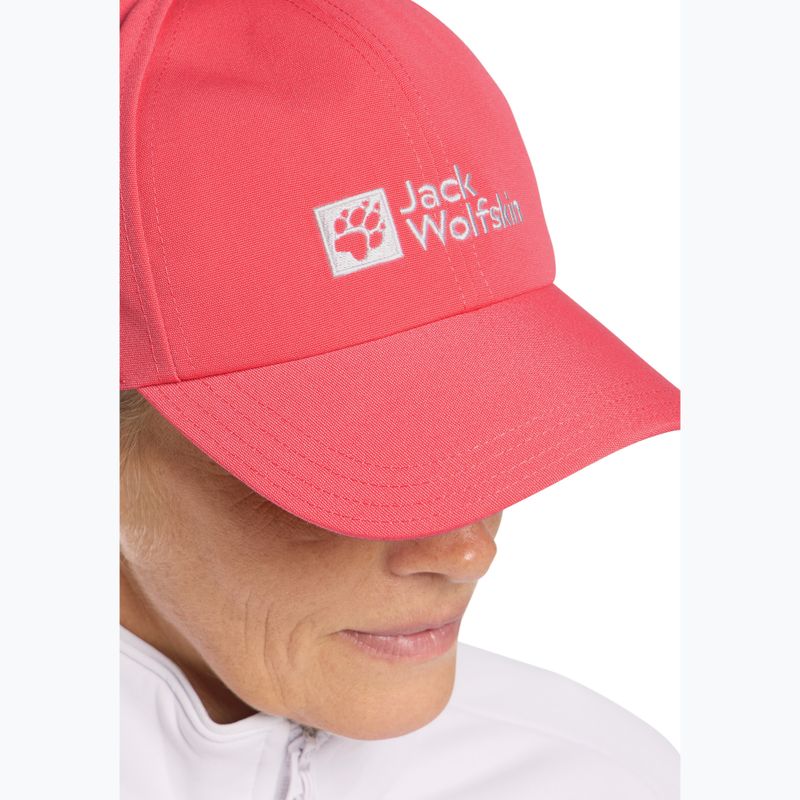 Jack Wolfskin Baseball Cap sunset coral 5