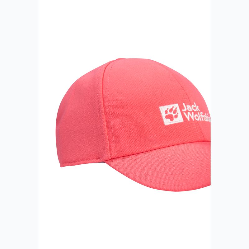 Children's baseball cap Jack Wolfskin sunset coral 3