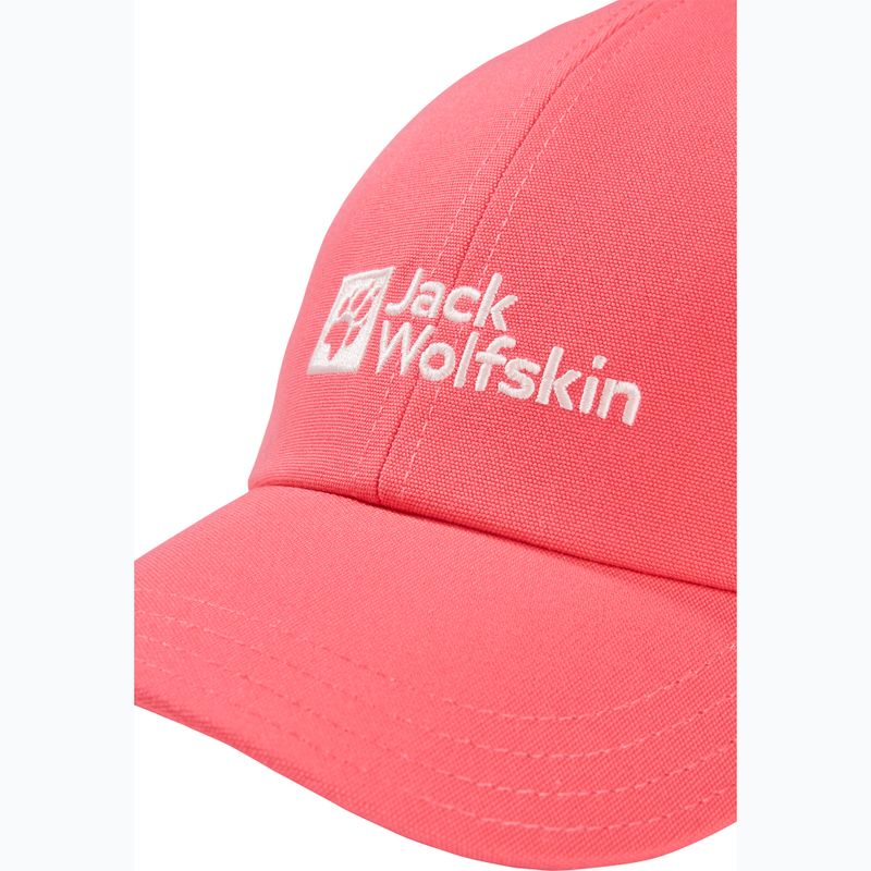 Children's baseball cap Jack Wolfskin sunset coral 4