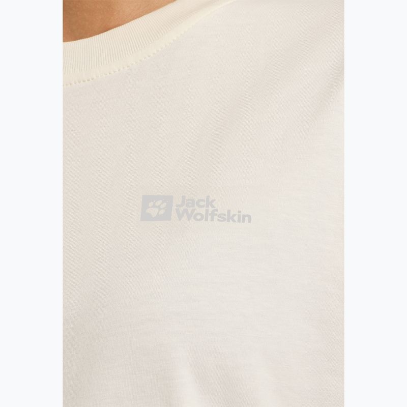 Jack Wolfskin women's t-shirt Essential cotton white 6