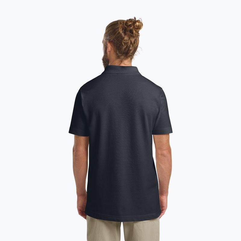 Jack Wolfskin men's polo shirt Essential dark navy 3