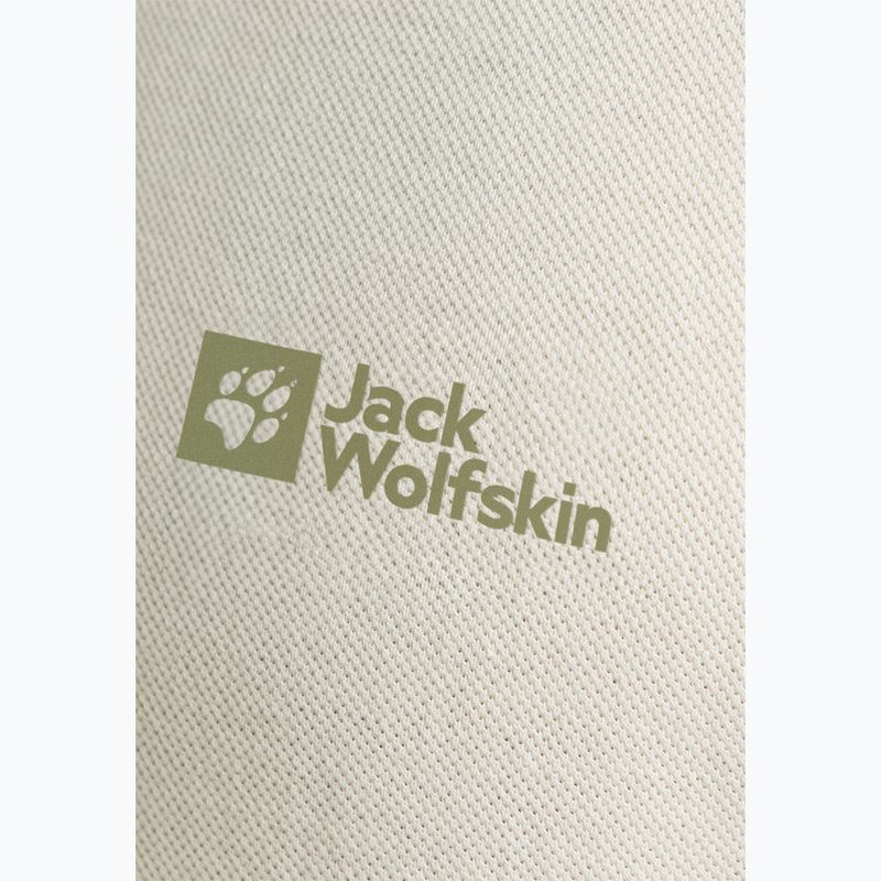 Jack Wolfskin men's polo shirt Essential cotton white 8