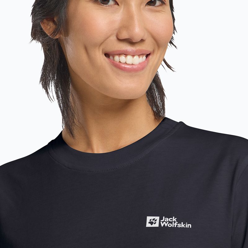 Women's T-shirt Jack Wolfskin Essential dark navy 4