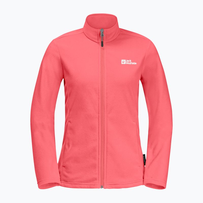 Jack Wolfskin women's fleece jacket Taunus Fz sunset coral 8