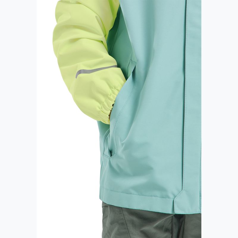 Women's rain jacket Jack Wolfskin Tucan soft jade 9