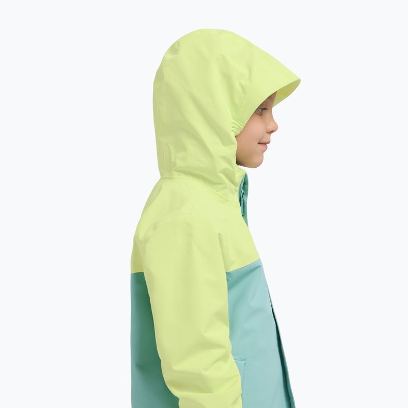 Women's rain jacket Jack Wolfskin Tucan soft jade 11