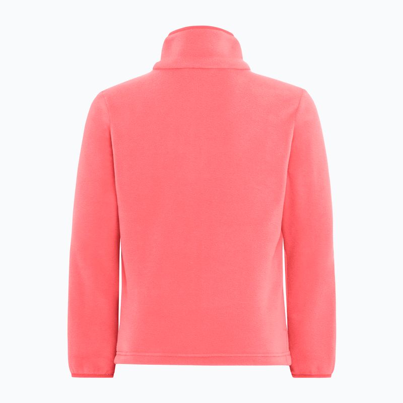 Children's fleece sweatshirt Jack Wolfskin Taunus sunset coral 2