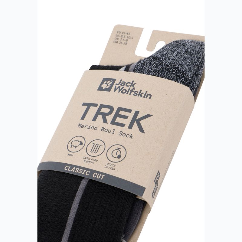 Socks Jack Wolfskin Trek Merino CL black 4
