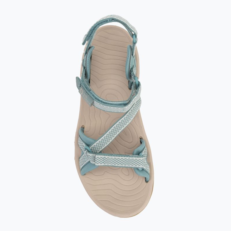 Jack Wolfskin women's Lakewood Ride soft jade sandals 5
