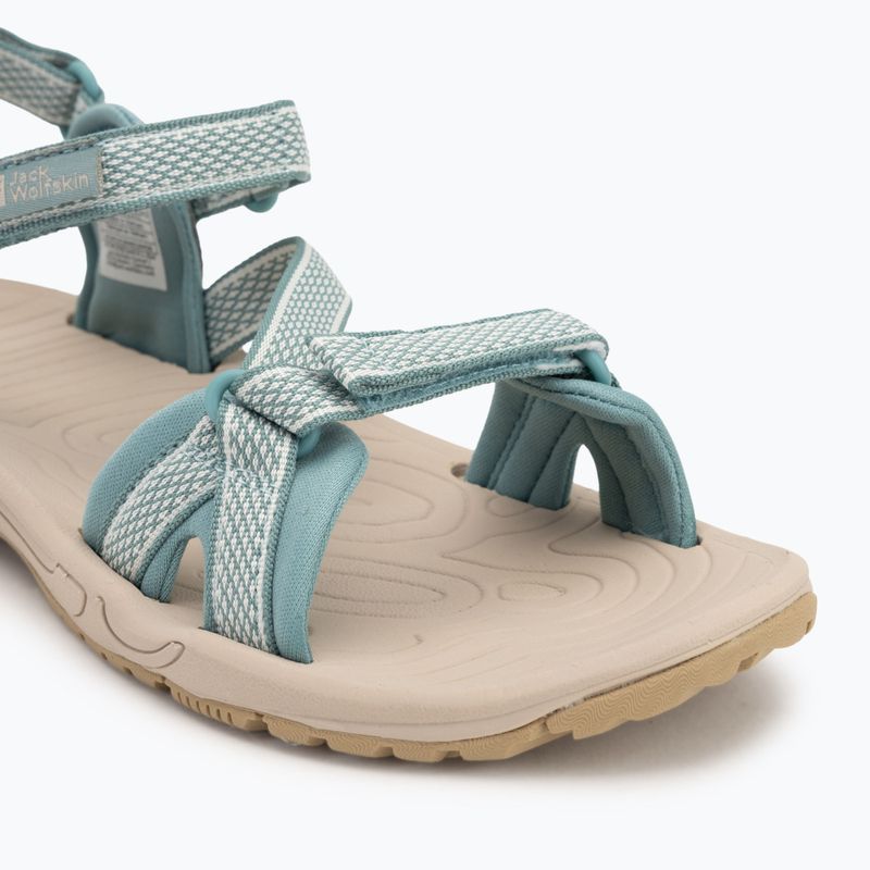Jack Wolfskin women's Lakewood Ride soft jade sandals 7