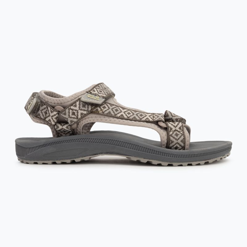 Jack Wolfskin women's Wave Breaker cold coffee sandals 2