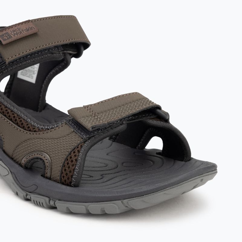 Jack Wolfskin men's Lakewood Cruise cold coffee sandals 7