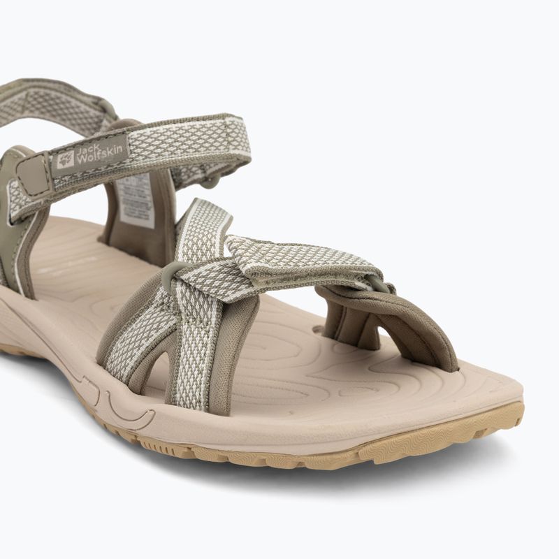 Jack Wolfskin Lakewood Ride stone women's sandals 7