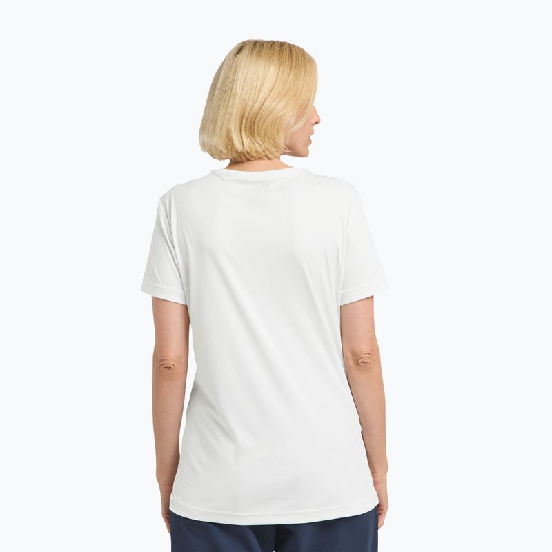 Women's trekking T-shirt Jack Wolfskin Tech T stark white 3