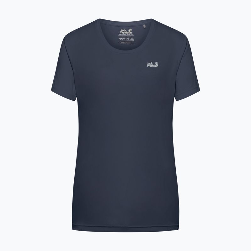 Women's trekking T-shirt Jack Wolfskin Tech T midnight sky 6