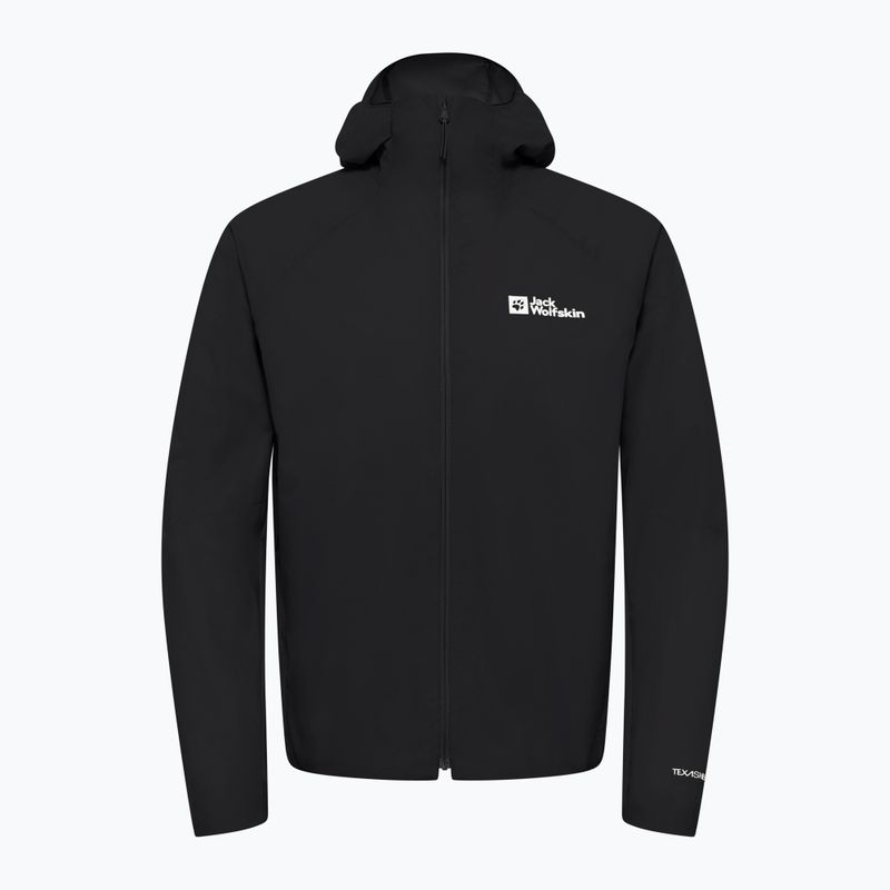 Men's wind jacket Jack Wolfskin Prelight Octa black 6
