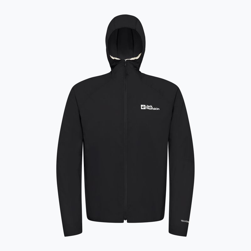 Men's wind jacket Jack Wolfskin Prelight Octa black 7