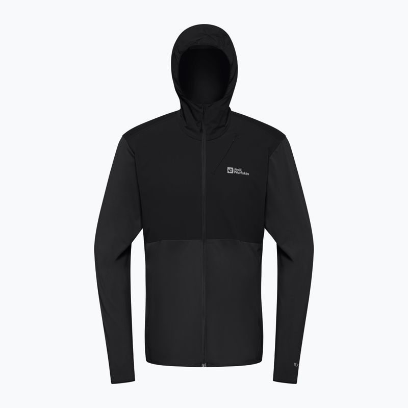 Men's trekking sweatshirt Jack Wolfskin Prelight Trail Hoody black 8