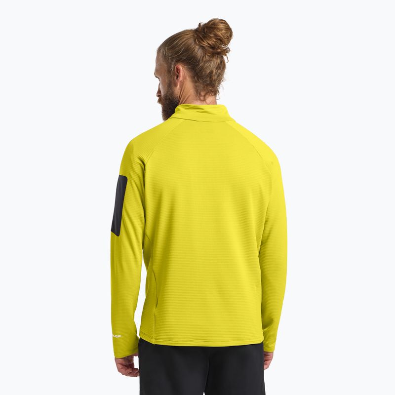 Men's trekking sweatshirt Jack Wolfskin Prelight Full Zip chartreuse 3