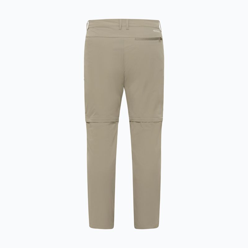 Men's Jack Wolfskin Pico Trail Zip Off stone trekking trousers 9