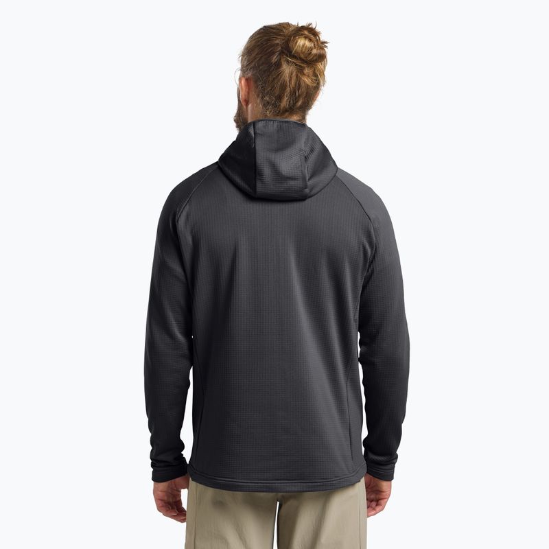 Men's fleece top Jack Wolfskin Kolbenberg Hooded Full Zip phantom 3