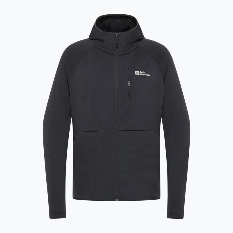 Men's fleece top Jack Wolfskin Kolbenberg Hooded Full Zip phantom 8