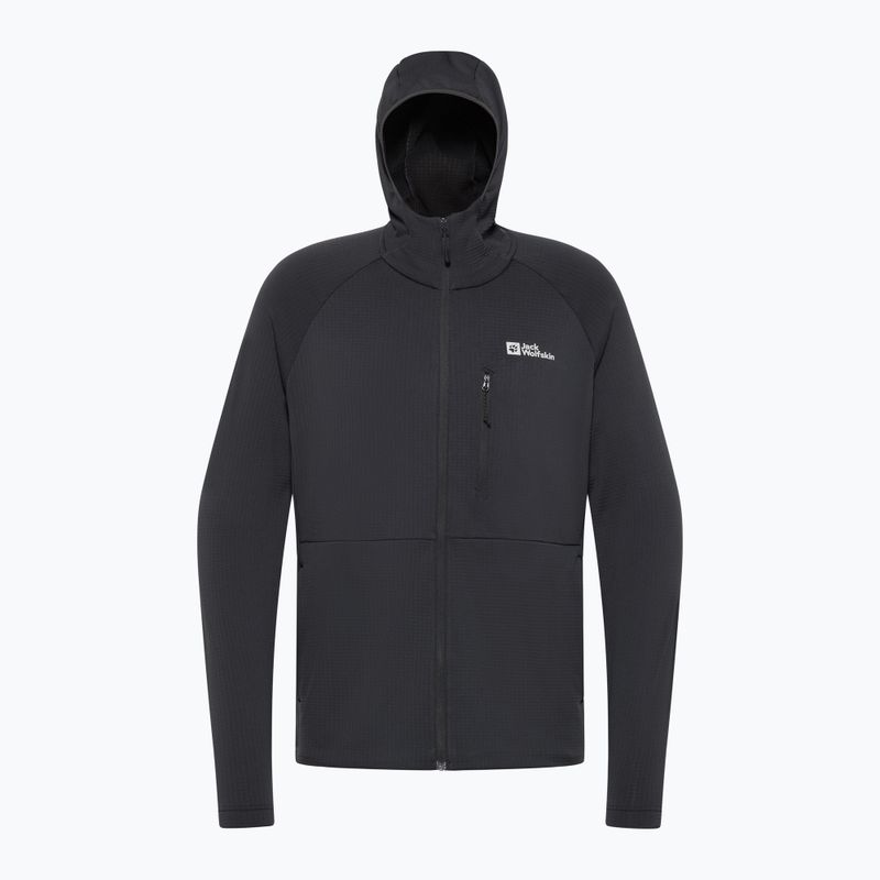 Men's fleece top Jack Wolfskin Kolbenberg Hooded Full Zip phantom 9