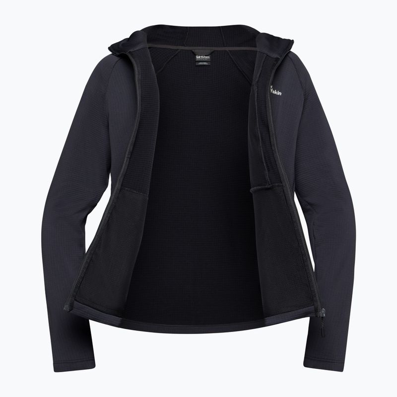 Men's fleece top Jack Wolfskin Kolbenberg Hooded Full Zip phantom 11