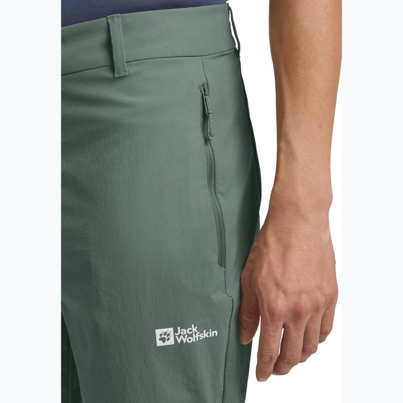 Jack Wolfskin men's trekking shorts Hikeout slate green 5