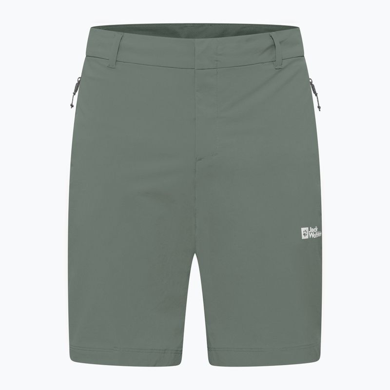 Jack Wolfskin men's trekking shorts Hikeout slate green 7